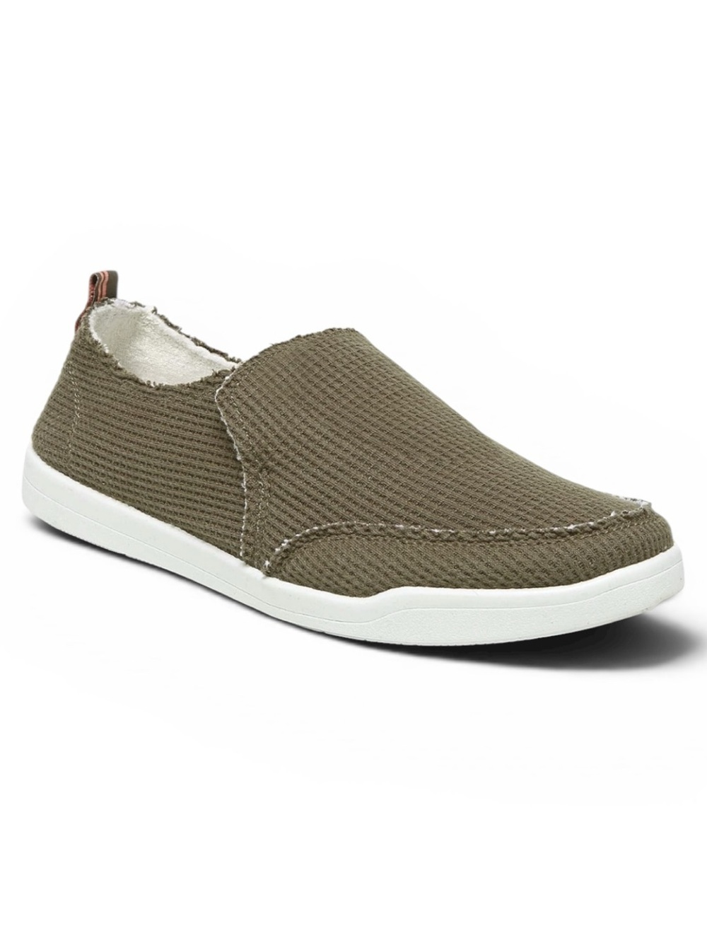 Vionic Beach Malibu Light Brown Textured Slip On Sneakers